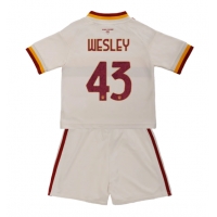 Dres AS Roma Wesley Franca #43 Preč pre deti 2026-27 Krátky Rukáv (+ trenírky)